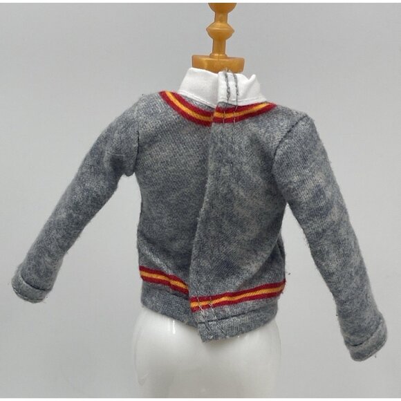 Harry Potter 10 inch Doll Clothes Accessory Gray Shirt with Collar and Tie - Picture 2 of 7